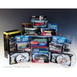 Eleven boxed diecast James Bond models of various vehicles,