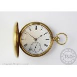 A Victorian 18ct gold Hunt & Roskell full hunter pocket watch,