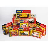 A collection of Dinky Toy emergency vehicles,