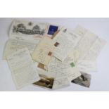 A collection of letters from Ornithologist, natural and local historian Thomas Alfred Coward
