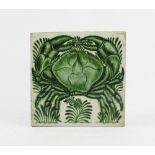 A William De Morgan glazed ceramic tile,