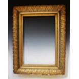 A 19th century gilt wood and gesso picture frame,