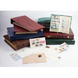 A collection of stamp albums,