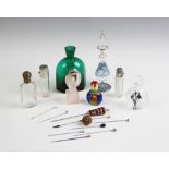 A collection of scent bottles,