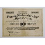 A Swedish Spitzbergen 10 kronor (T10)