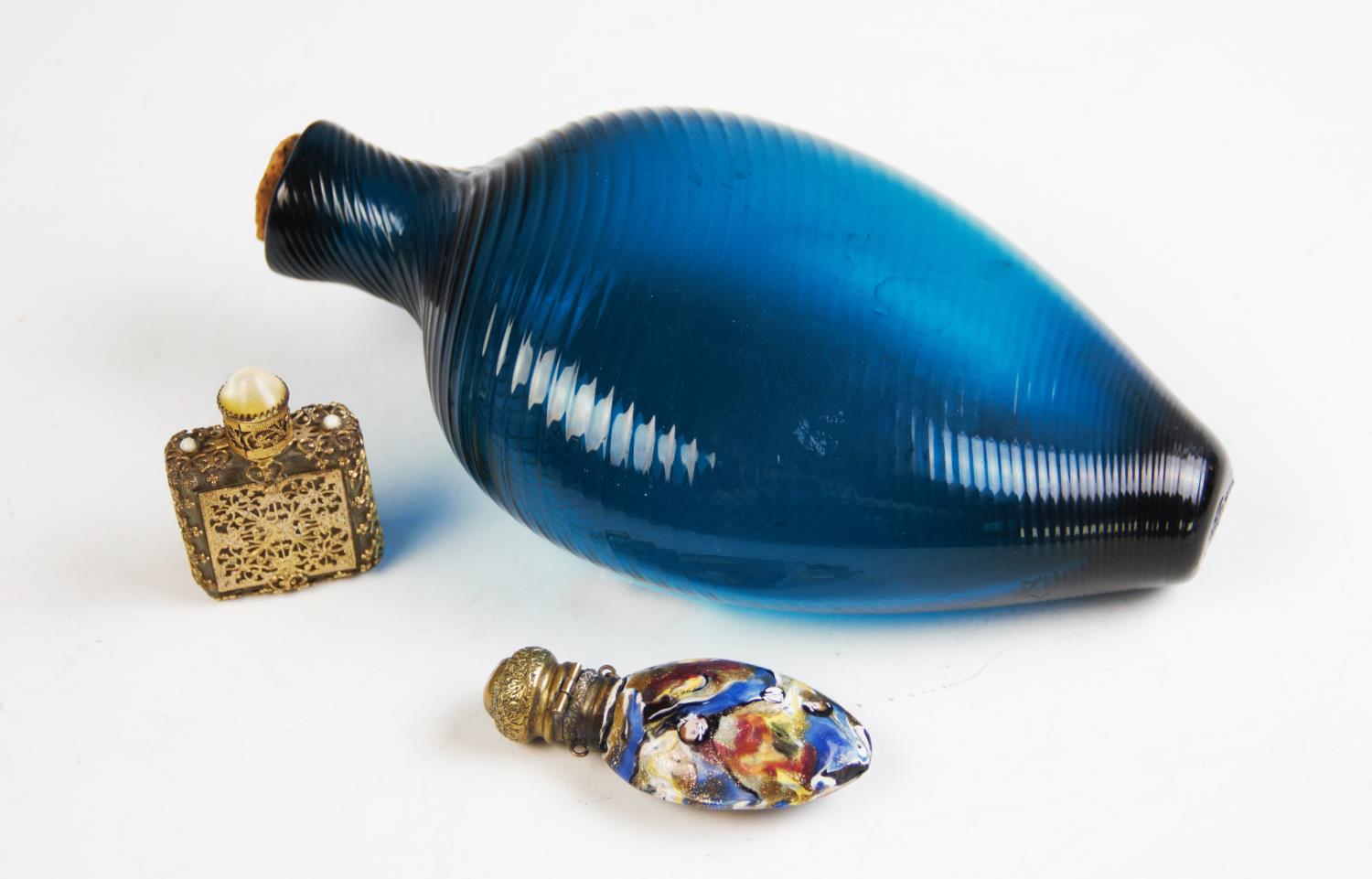 A 19th century Murano glass perfume bottle,