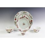 A selection of 18th century and later Chinese polychrome porcelain