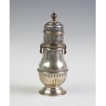 A George V sugar caster,