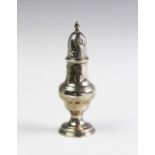 A George III silver sugar caster,