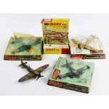 A collection of Dinky Toy model aircraft,