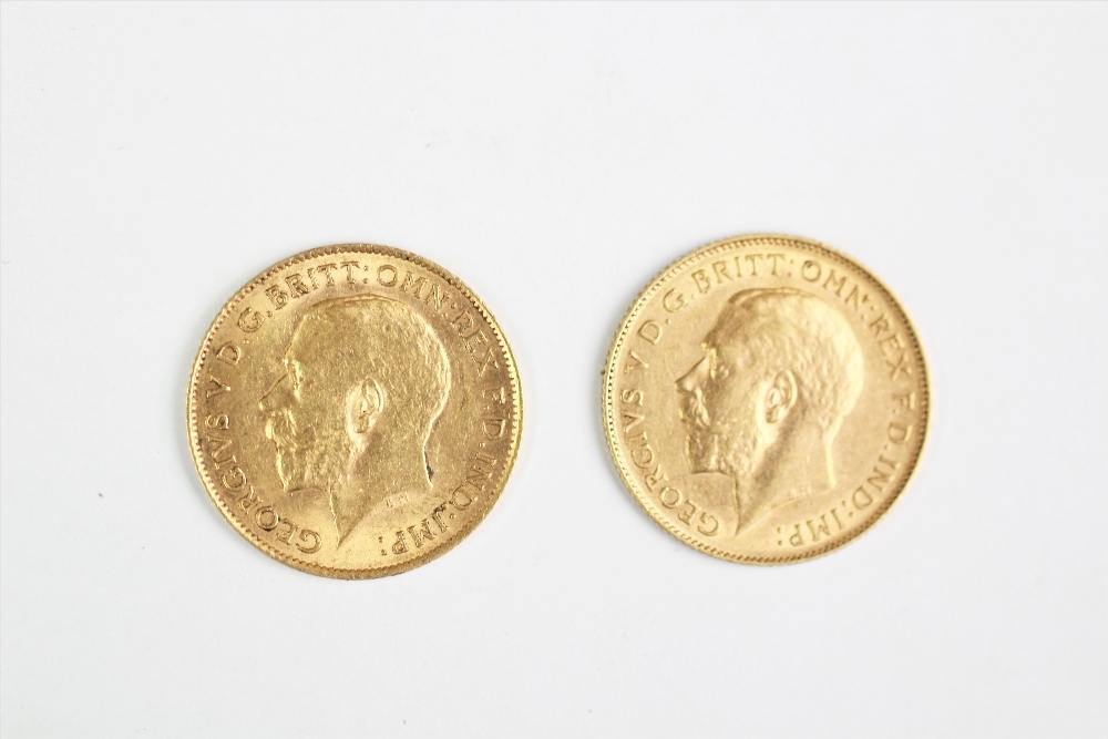 Two George V gold half sovereigns dated 1913 (2) - Image 2 of 2
