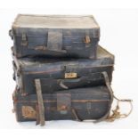 A Thresher & Glenny East India & General outfitters trunk,