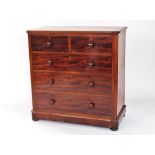 A Victorian mahogany chest by 'James Winter & Sons, 151 153 155 Wardour St, Soho'