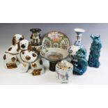 A selection of English and Continental collectable ceramics