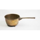 A George III bronze skillet,