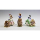 Three Royal Doulton figurines,