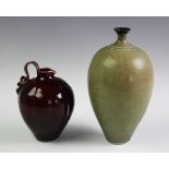 Bridget Drakeford (Contemporary); a studio pottery vase,