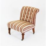 A Gillows of Lancaster salon chair, 19th century