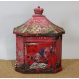 A cast iron letter box,
