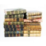 A selection of 19th century bound journals,