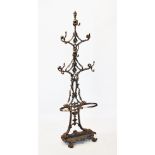 A cast iron style stick stand,