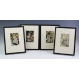 After Arthur Rackham (1867-1939), A set of four colour plates