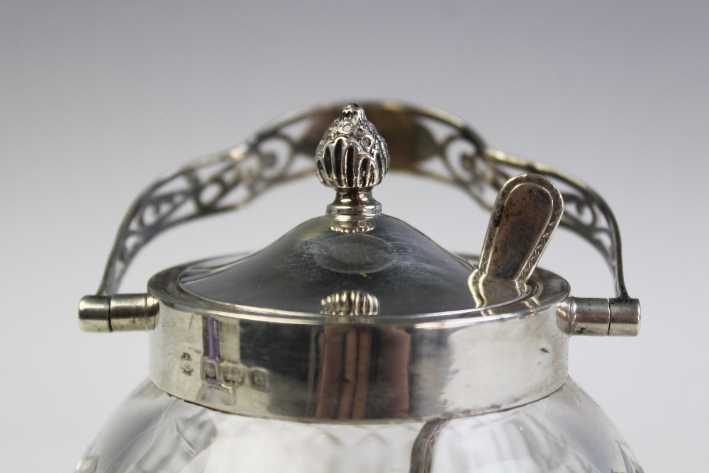 An Edwardian swing handled preserve jar, - Image 2 of 2