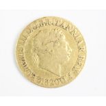 A George III gold sovereign dated 1820