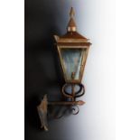 An early 20th century copper lantern