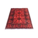 A Persian Baluch wool rug,