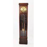 An early 20th century Art Nouveau longcase clock,