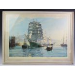 After Montague Dawson (1890-1973), Signed print,