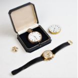 A Novelia 17 Jewels chronometer wristwatch,
