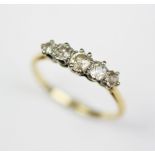 A five stone diamond ring,