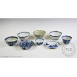 A selection of Chinese porcelain comprising: a Nanking Cargo tea bowl and saucer, Christie's ex