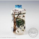 A Moorcroft waisted vase, decorated with the ?Winter Feed? design by Anji Davenport 2009, numbered