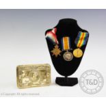 A World War I 1914 star medal group awarded to Acting Bombardier W.Taylor Royal Artillery,