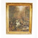 Garstin Cox (1892-1933), Oil on canvas, 'The Torrent, 1913, Devonshire', 126.5cm x 101cm, Signed