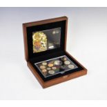 A Royal Mint 2009 UK Executive Proof 12 coin set, original case with certificate, No.0864