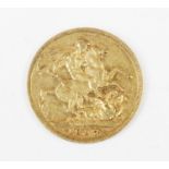 A Victorian gold sovereign dated 1897, gross weight 8.0gms