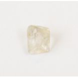 An natural diamond fragment
