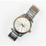 A Rolex Tudor Prince Oysterdate steel wristwatch, the round pearlescent dial with Arabic and baton