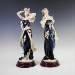Two Florence Giuseppe Armani limited edition figures, 'Spring Daisy' (model 1335/C), numbered 181 of