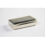 A George III silver snuff box, Richard Lockwood & John Douglas, London 1802, of rectangular form