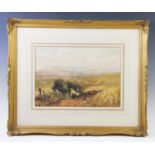 David Cox, Watercolour on paper, 'The Vale Of Clwyd' Signed lower left, named and titled to mount,