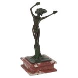 BEPPE VESCO (Palermo 1949) SCULTURA in bronzo "Nudo femminile" con base in marmo. Misure: h cm 53,5