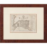 ACQUAFORTE "Isola di Ortigia - Typus civitas Syracusarum", datata 1755. Misure: cm 23 x 33