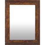 SPECCHIERA in legno dorato ad argento e mistura. Sicilia XIX secolo Misure: cm 65 x 50