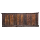 CREDENZA a sei porte in pioppo. Sicilia XVIII secolo Misure: cm 236 x 40 x h 110