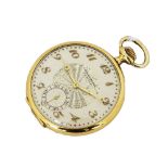 OROLOGIO da tasca Chronometre Jupiter 15 rubis in oro 18 Kt., movimento ad ancora (g. 15 circa) (